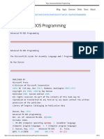 PCjs Advanced MS-DOS Programming