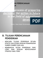 Pengertian Perencanaan Pendidikan