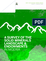 NEITI OPS6 A Survey Solid Minerals Landscape Endowments in Nigeria 310120