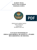 Kartu Soal PAT Bhs Jawa (XII) 2023-2024