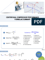 Centrifugal Compressor Performance Formulae Summary: Inlet Volume Flow