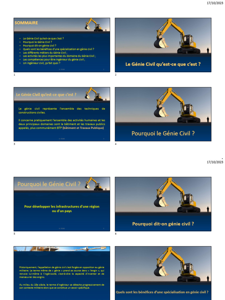 Introduction au Génie Civil | PDF | Ingénieur | Gestion de projet