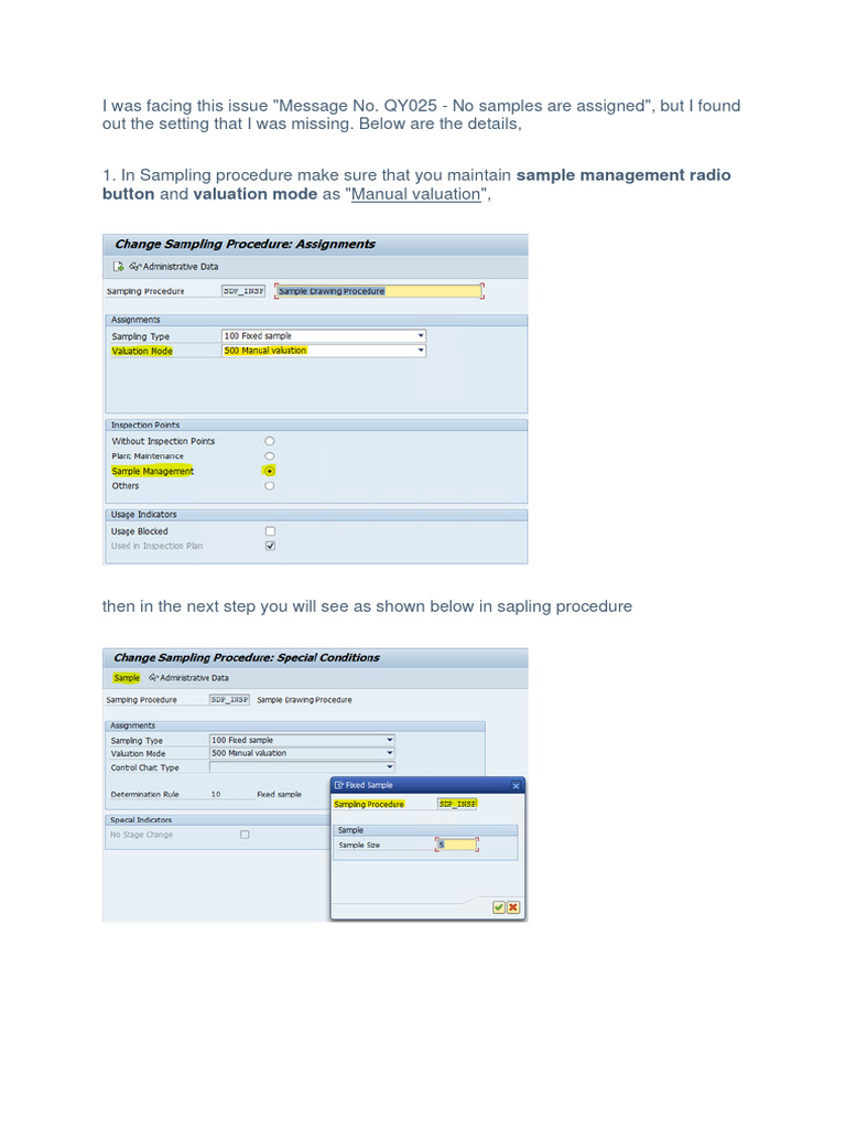 Physical Sample Management SAP S4 HANA QM PDF