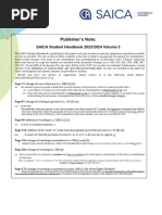 SAICA Student Handbook Volume 2 | PDF | Accounting | Taxes