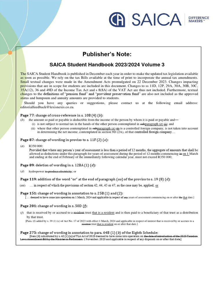 Publishers Note SAICA Vol 3 2024 PDF