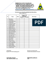 Daftar Hadir Kegiatan Pramuka