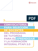 CONVOCATORIA PARA SELECCIÓN DE DOCENTES - Digital