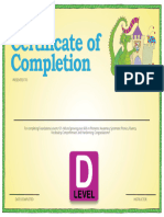 Certificate Foundations D