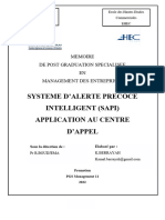 PGS System Systeme Alerte Precoce Intelligent SAPI - Application Centre Appel