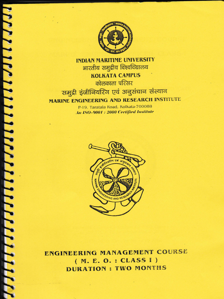 MEO Class 1 Course Overview and Syllabus | PDF | Freight Transport ...
