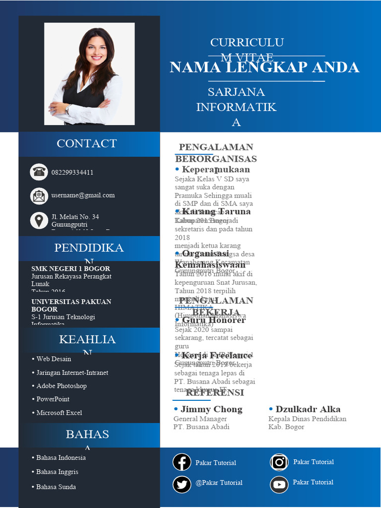 Profil dan Pengalaman Pakar Tutorial | PDF