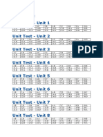 Unit Test Module 3