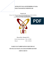 Quality Assurance Dalam Pendidikan Pada Tingkat Dasar Dan Menengah-1