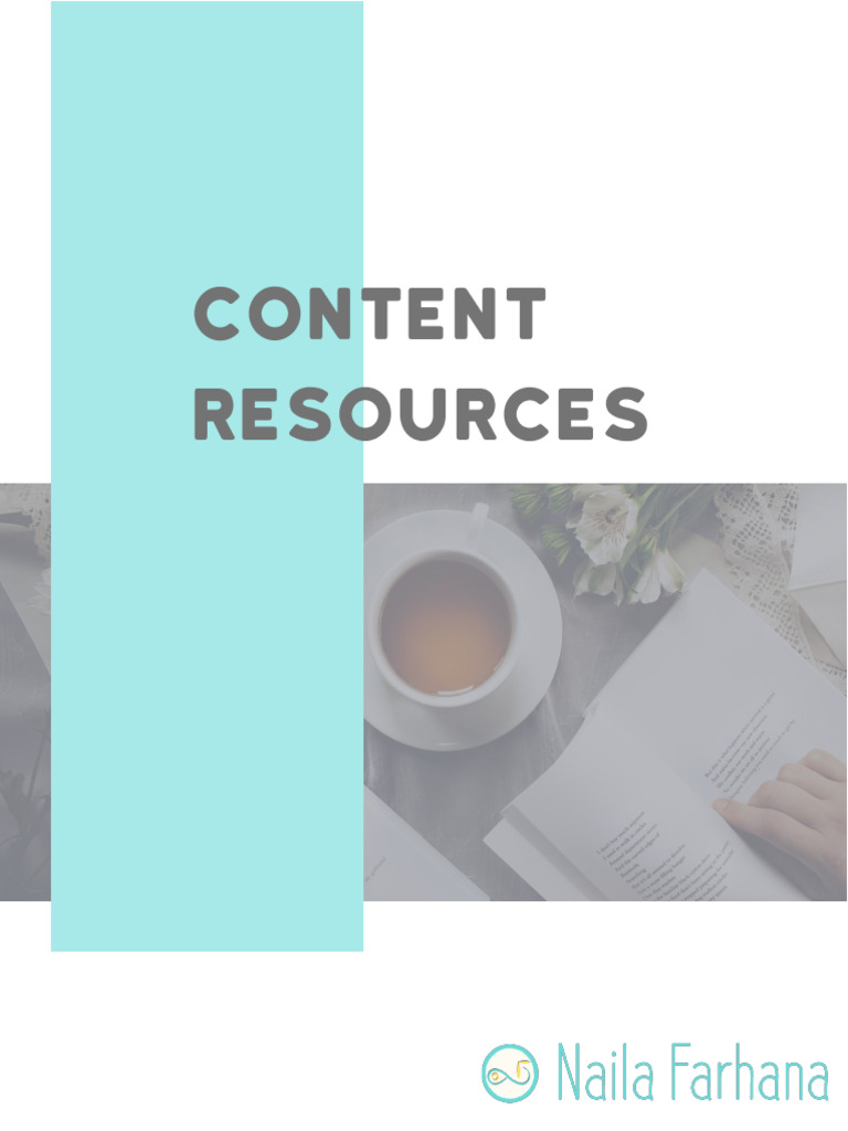 Resources for Blogs, Stories, and Podcasts | PDF