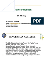 Meeting - Variables