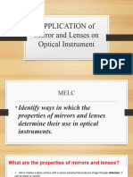 Application of Optical Instrument LeCture
