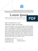 Lorem Ipsum: What Is Lorem Ipsum? Why Do We Use It? Where Does It Come From? Where Can I Get Some?