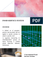Food Service System Lesson 2