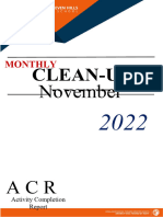 Clean-Up Drive (November) ACR