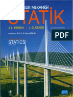 Statik (Id Wiley Statics. Mühendislik Mekanigi J. L. Meriam L. G. Kraige Engineering Mechanics. Yedinci Baslmdan Çeviri Seventh Edition