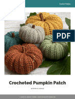 Crocheted Pumpkin Patch