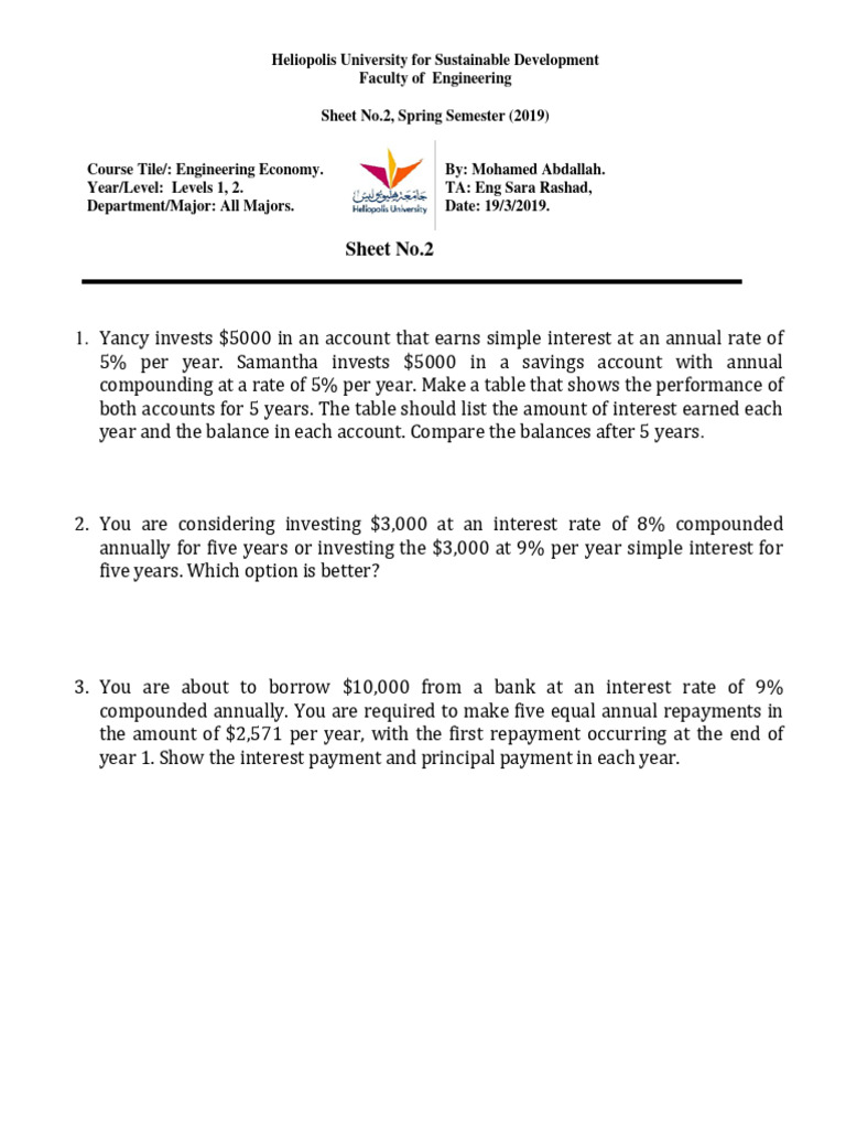 Sheet 2 | PDF