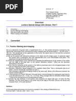 Dokumen - Tips - Exercises Lecture Optical Design With Zemax 7 Correction 7 Designwith