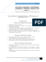 Programa MMPI-2 Aplicación en El Ámbito Clínico y Forense