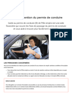 Aide À L'obtention Du Permis de Conduire - Pôle Emploi