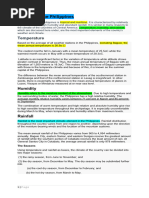 Climate in The Philippines