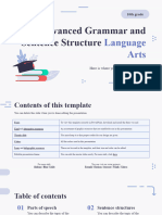 Advanced Grammar and Sentence Structure Language Arts 10th Grade