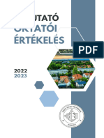 Útmutató Az Oktatói Értékeléshez 2023 - 1