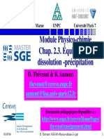 SGE M1 Physico Chimie 2 3 2006