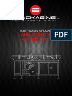 Labelling Line Saturno 1T: Instruction Manual