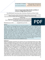 Alcohol Consumption in Cameroonian Households and Risk of Occurrence of High Blood Pressure