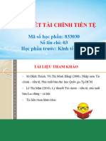 Chương 1 Lí Thuyết Tài Chính Tiền Tệ