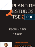 Plano de Estudos - TSE Atualizado