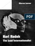 Karl Radek - The Last Internationalist - Warren Lerner - 1, 1970 - Stanford Univ PR - 9780804707220 - Anna's Archive