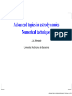 Curso de Mondeló y Masdemont-presentación-NUMERICAL AND ANALYTICAL TECHNIQUES