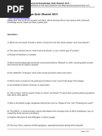 Pub Quiz Questions for 2025 | PDF