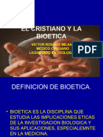 El Cristiano y La Bioetica