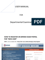 Departmental Exam User Manual - Bf998c6f549d8332a772