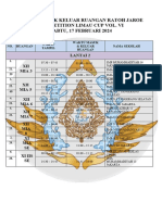 Jadwal Ruangan Ratoh Jaroe Limau Cup Vol. Vi