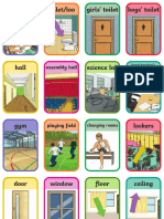 ESL Common Objects in The Classroom Flashcards