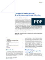 Cirugía de la enfermedad diverticular complicada del colon