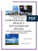 Ejercicios Resueltos y Propuestos de Gases Reales Gases Ideales y Ecuaciones de Estado 2017