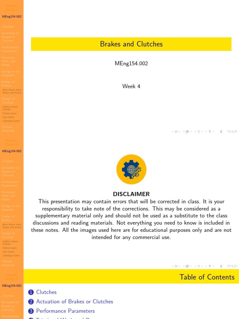 Brakes and Clutches PDF Clutch Brake