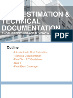 CE313 17 Documentation Costing