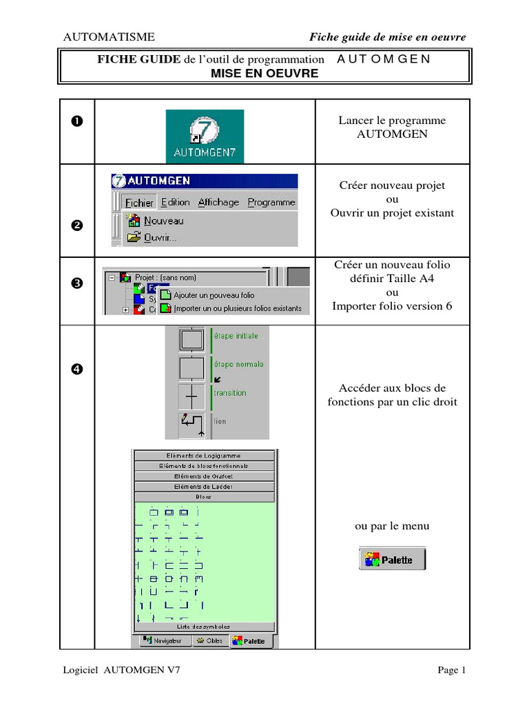Fiche Automgen V7 | PDF