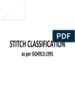 ISO Stitch Terminology Guide | PDF | Stitches (Textile Arts) | Knitting